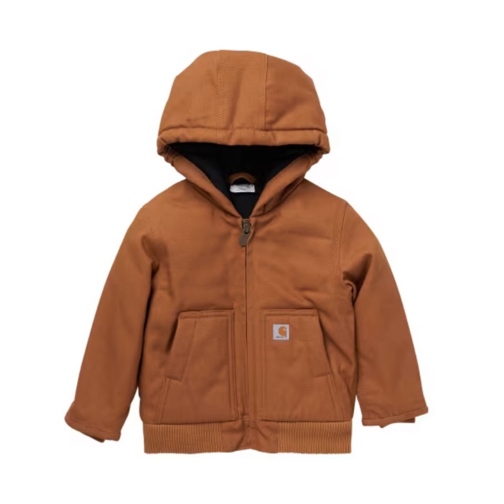 Carhartt Kids' Hooded Jacket - Tan
